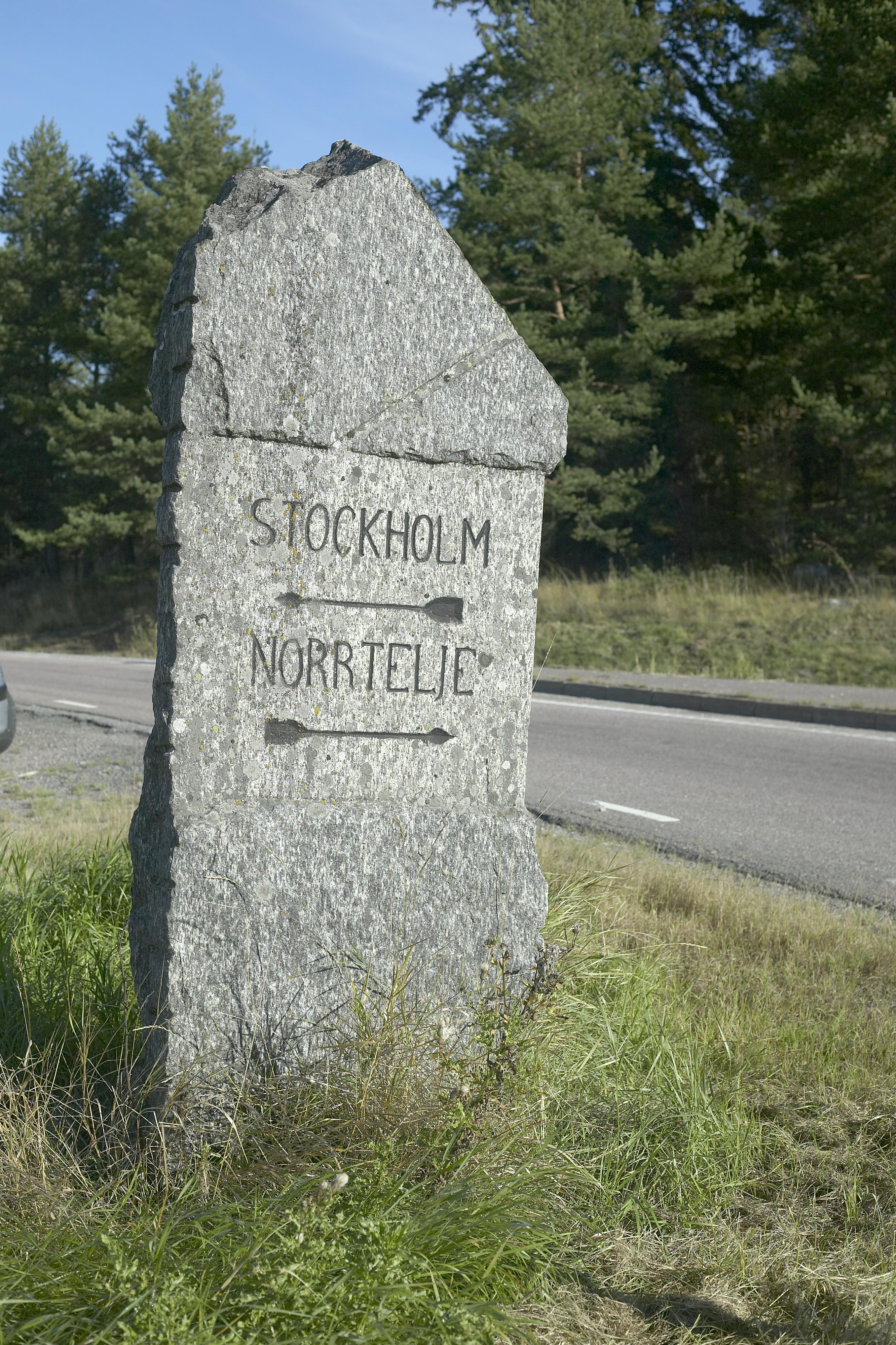 Bengt A Lundberg, Vägmärke Stockholm-Norrtälje