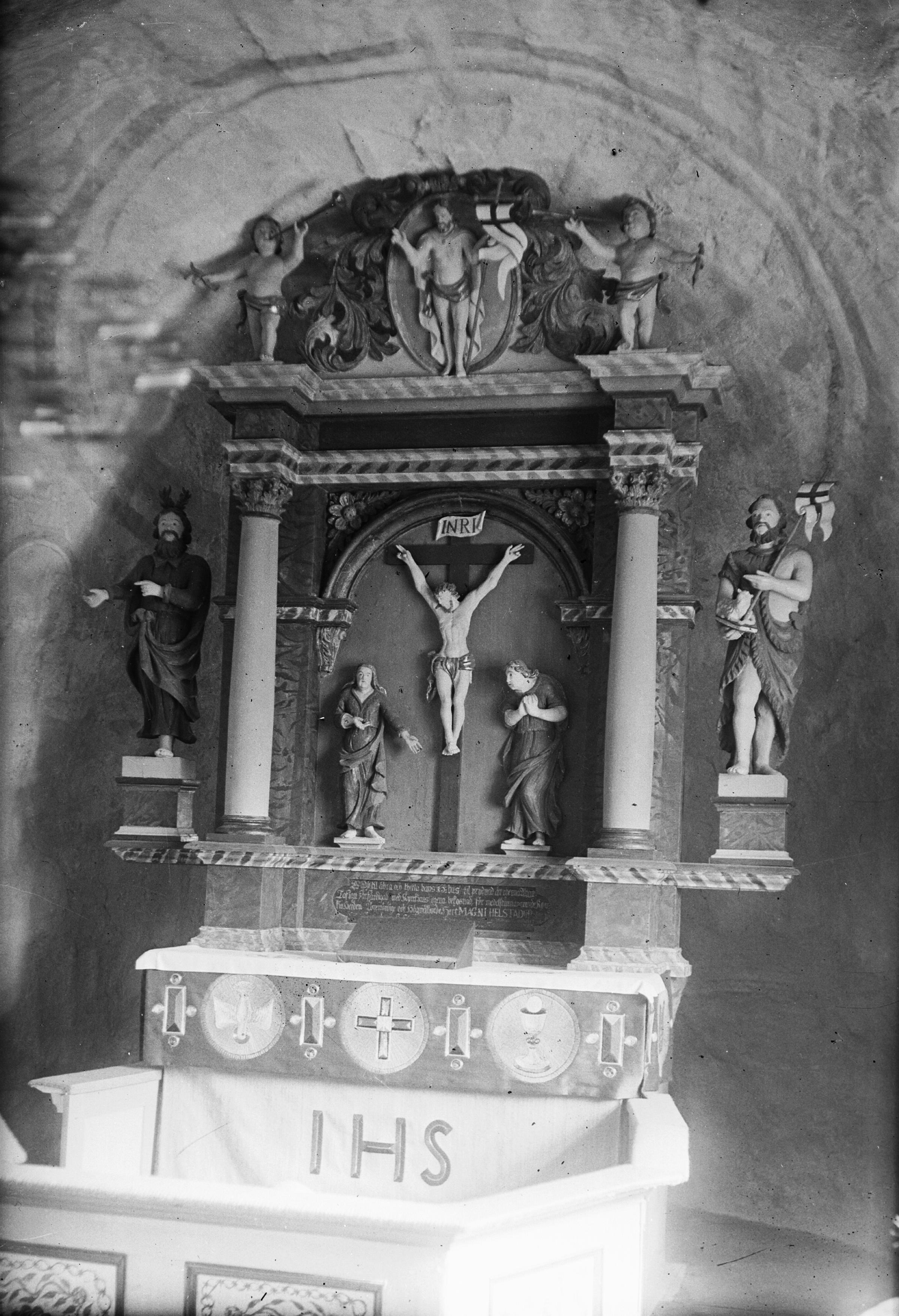 Olle Hellström, Mjäldrunga kyrka