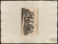 Andra skaran: turkarna. Trumpetare och pukslagare.