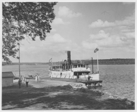 Båt Sigtuna-Skokloster Slottet från vattnet och Skokloster brygga