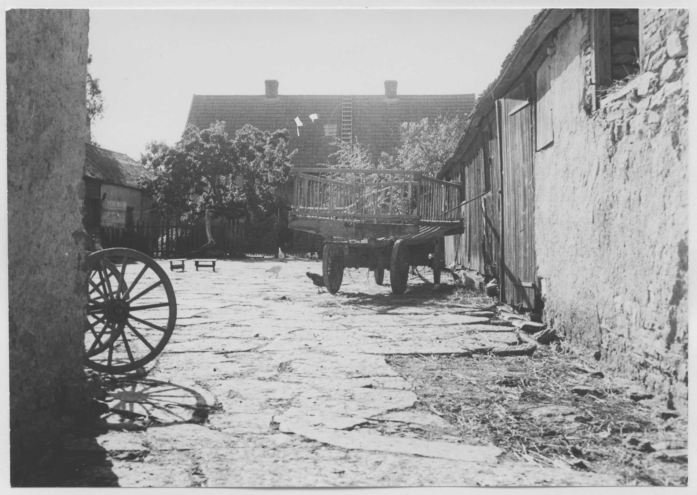 Mårten Sjöbeck, Gösslunda gård, fägården